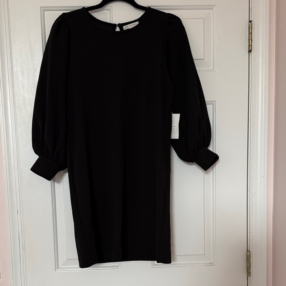 Chic Black Long Sleeve Dress